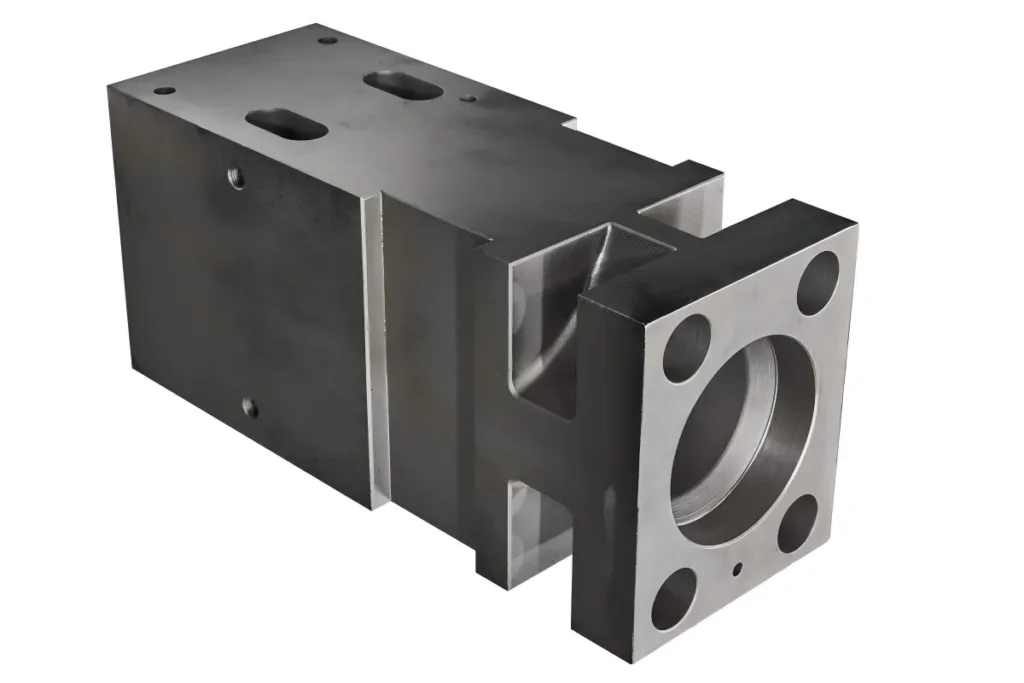 Hydraulic breaker front heads, cylinders and back heads