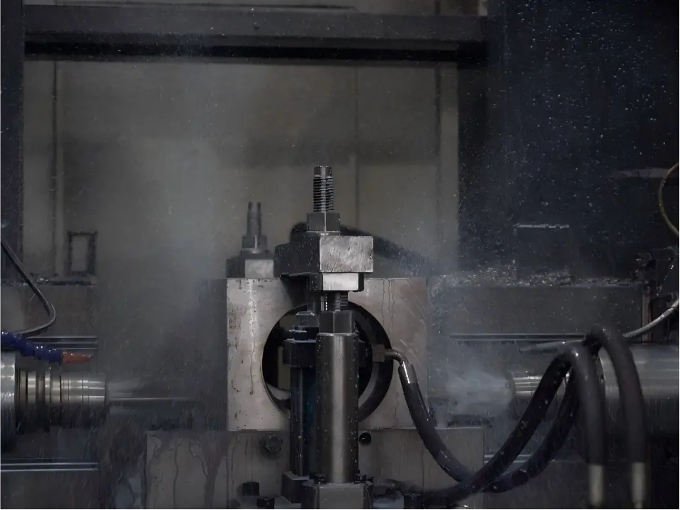 CNC machining of hydraulic cylinder components at ORISE MACHINERY
