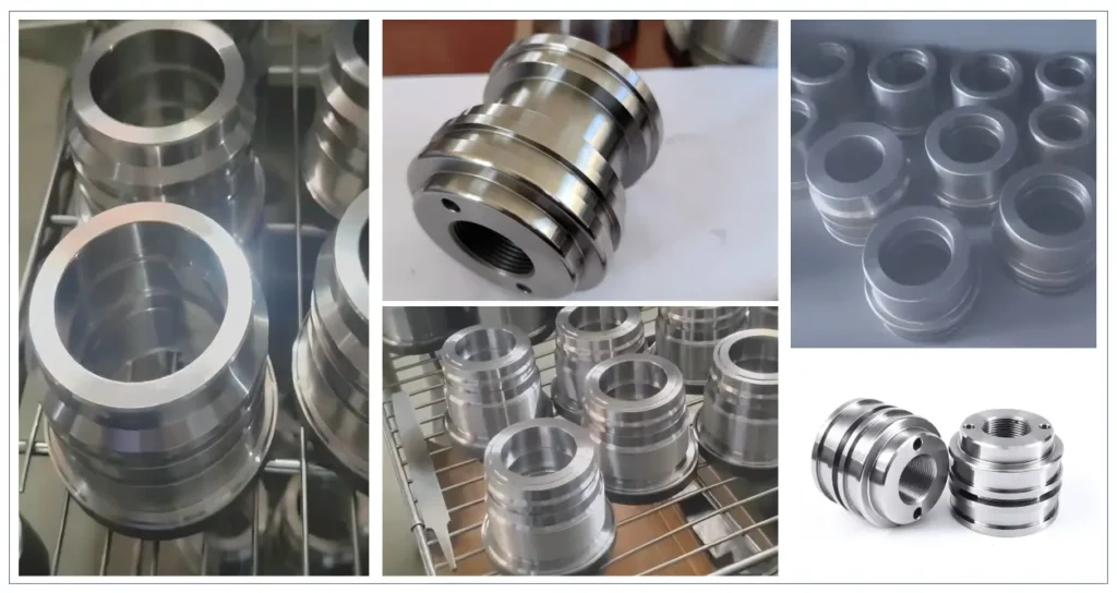 Hydraulic cylinder components machined by ORISE MACHINERY
