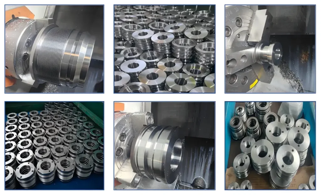 Hydraulic cylinder components machined by ORISE MACHINERY