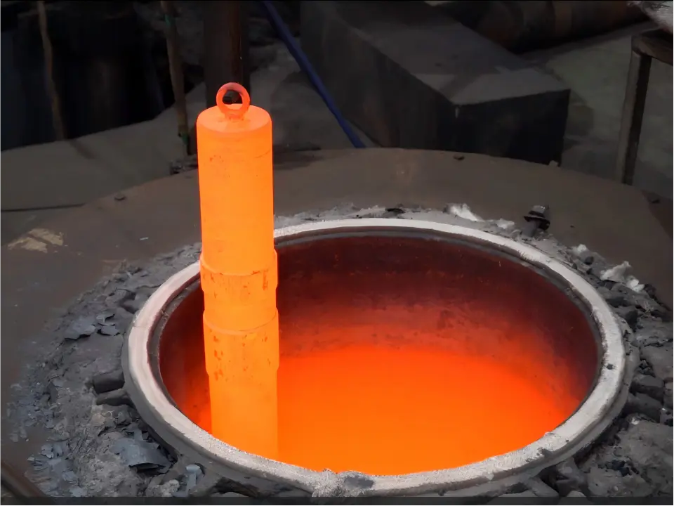 Heat treatment of ORISE MACHINERY hydraulic cylinder and breaker parts