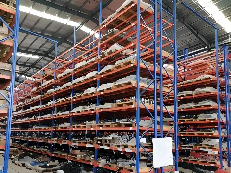 Finished hydraulic cylinder parts inventory at ORISE MACHINERY warehouse